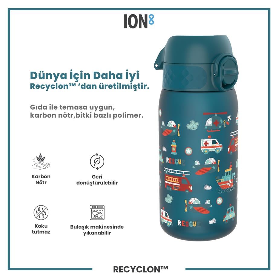 ION8ION8 - Çocuk Suluk - İlk Yardım Taşitları - 350 ml - Sızdırmaz - BPA İçermeyenI8RF350PTRESCUE