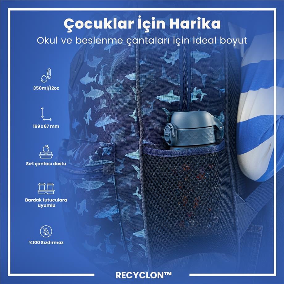 ION8ION8 - Çocuk Suluk - Oyuncu - 350 ml - Sızdırmaz - BPA İçermeyenI8RF350PNGAME