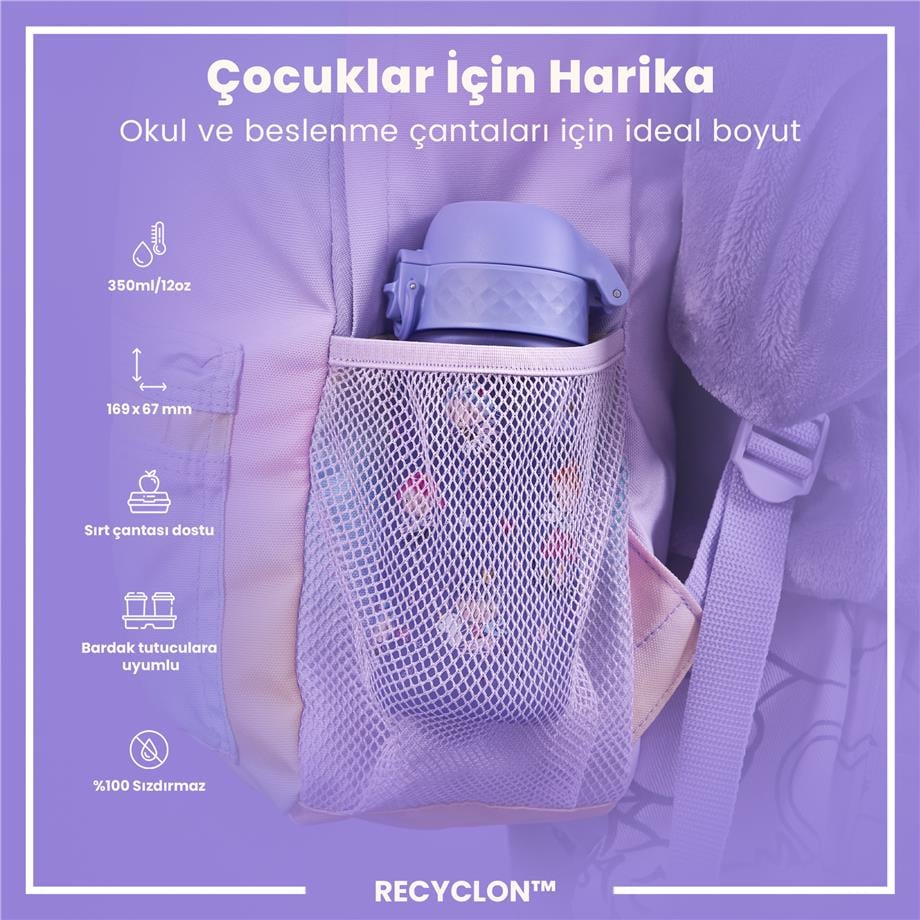 ION8ION8 - Çocuk Suluk - Peri Kızı - 350 ml - Sızdırmaz - BPA İçermeyenI8RF350PVFAIRY