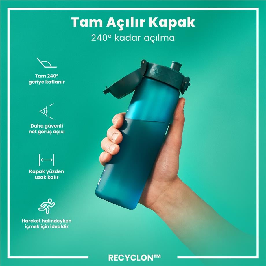 ION8ION8 - İnce Suluk - Deniz Mavisi - 500 ml - Sızdırmaz - BPA İçermeyenI8RF500AQU