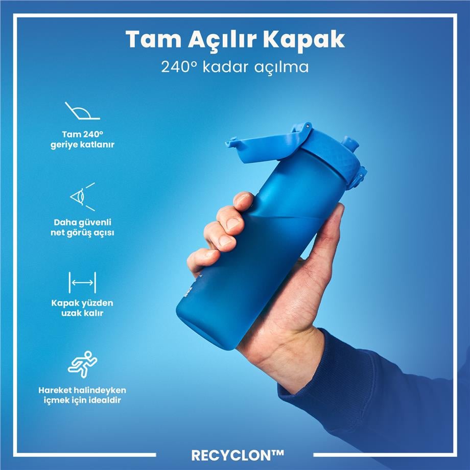 ION8ION8 - İnce Suluk - Mavi - 500 ml - Sızdırmaz - BPA İçermeyenI8RF500BLU