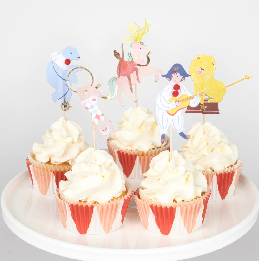 Meri Meri - Circus Cupcake Kit - Sirk Cupcake Kit (x24) Kategorisiz