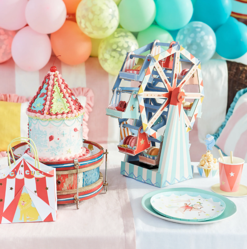 Meri Meri - Circus Cups - Sirk Bardaklar (x8) Kategorisiz