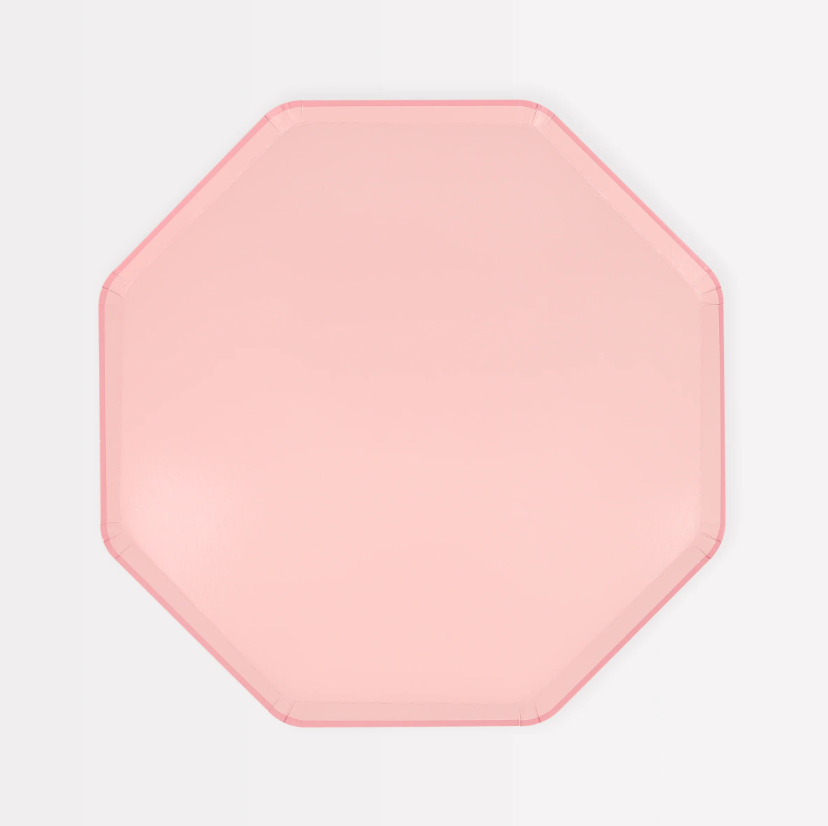 Meri Meri - Cotton Candy Pink Side Plates - Pamuk Şeker Pembesi Tabaklar (M) (x8) Kategorisiz