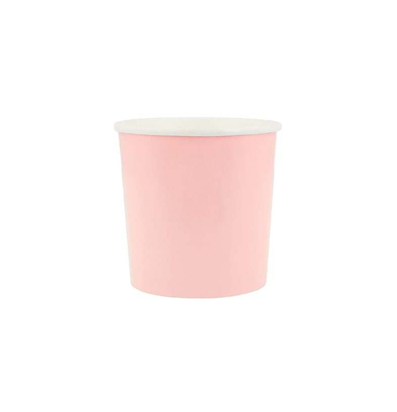 Meri Meri - Cotton Candy Pink Cups - Pamuk Şeker Pembesi Bardaklar (x8) Kategorisiz
