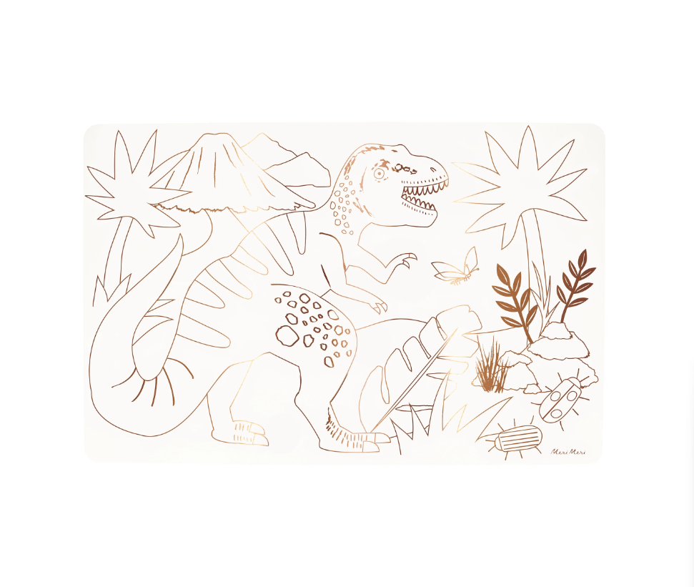 Meri Meri - Dinosaurs Colouring Placemats - Dinozorlar Boyama Amerikan Servisleri (x8) Kategorisiz