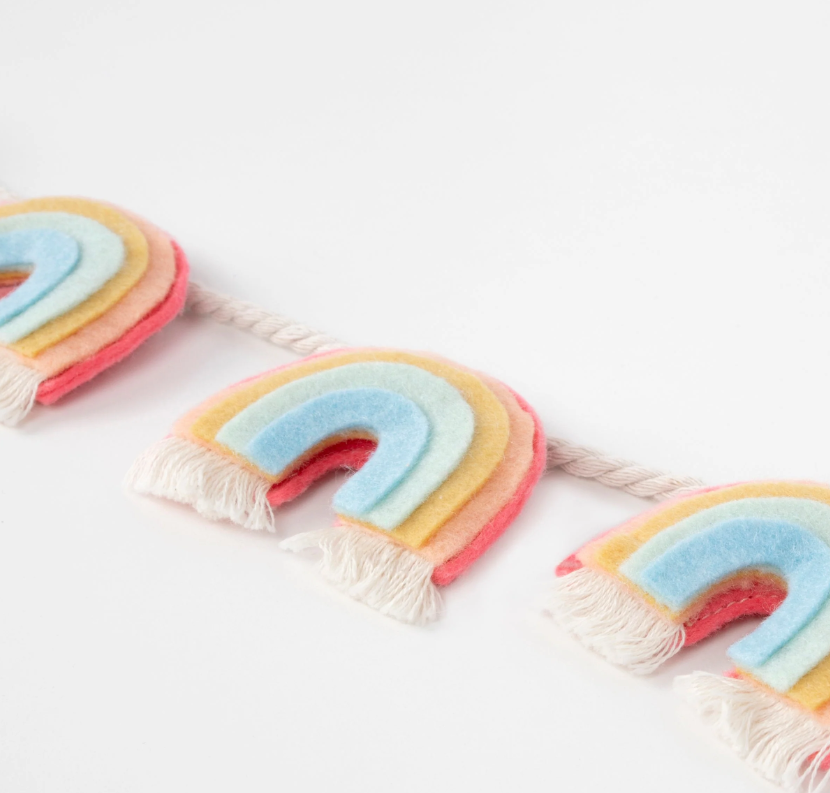 Meri Meri - Felt Rainbow Garland - Keçe Gökkuşağı Asılan Süs Kategorisiz