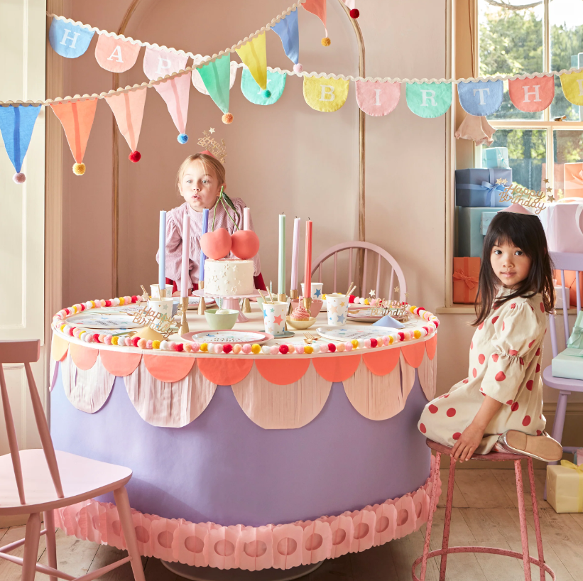 Meri Meri - Happy Birthday Fabric Garland - Happy Birthday Kumaş Asılan Süs Kategorisiz