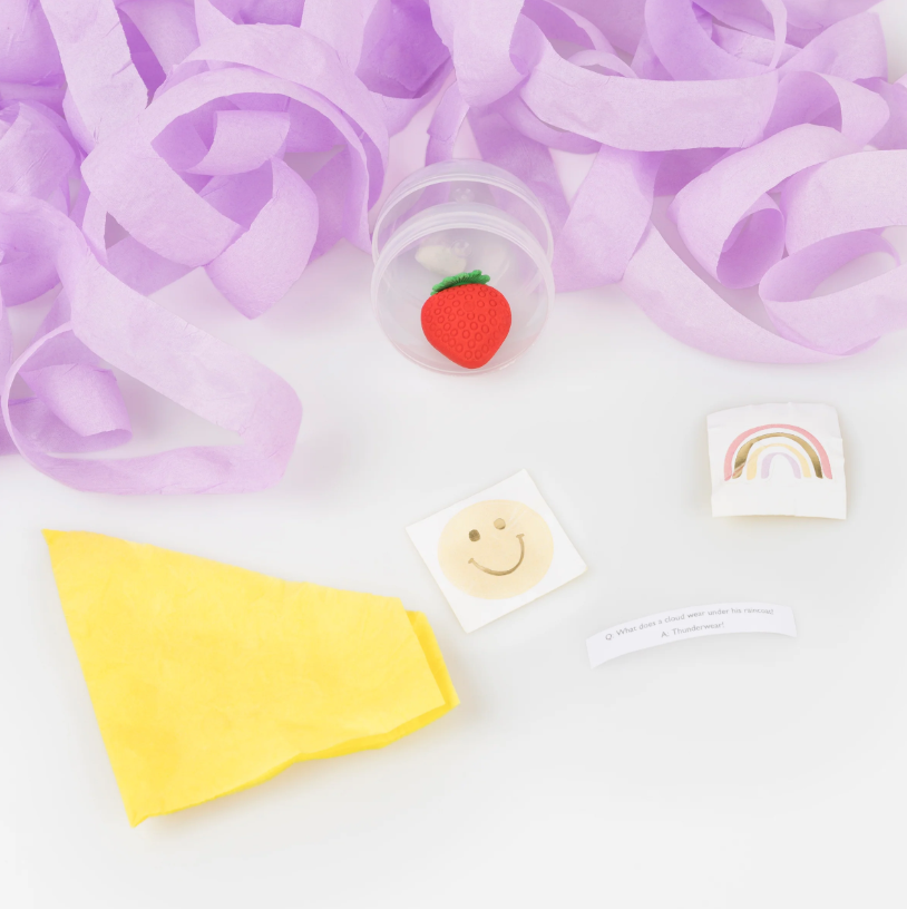 Meri Meri - Happy Face Icons Surprise Balls - Mutlu Yüzler Sürpriz Topları (x6) Kategorisiz