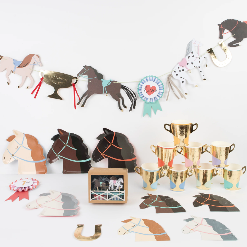 Meri Meri - Horse Cupcake Kit - At Cupcake Kit (x24) Kategorisiz