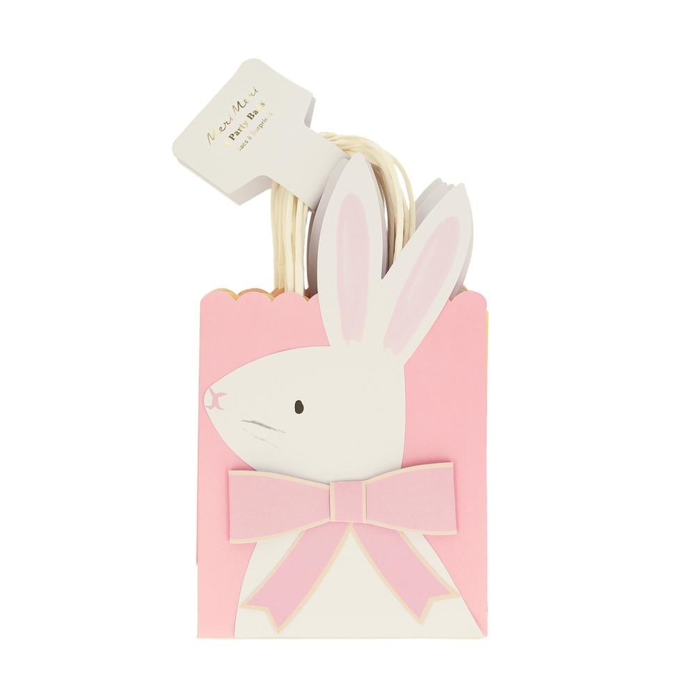 Meri Meri - Kurdeleli Tavşan Parti Çantaları (8'li) Kategorisiz