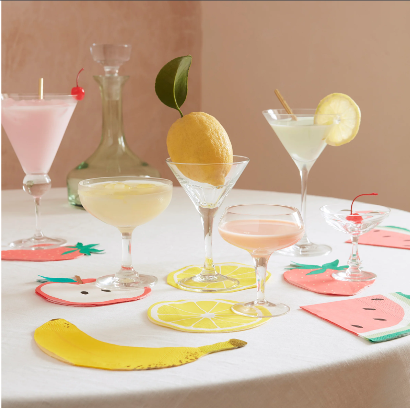 Meri Meri - Lemon Napkins - Limon Peçeteler (x16) Kategorisiz