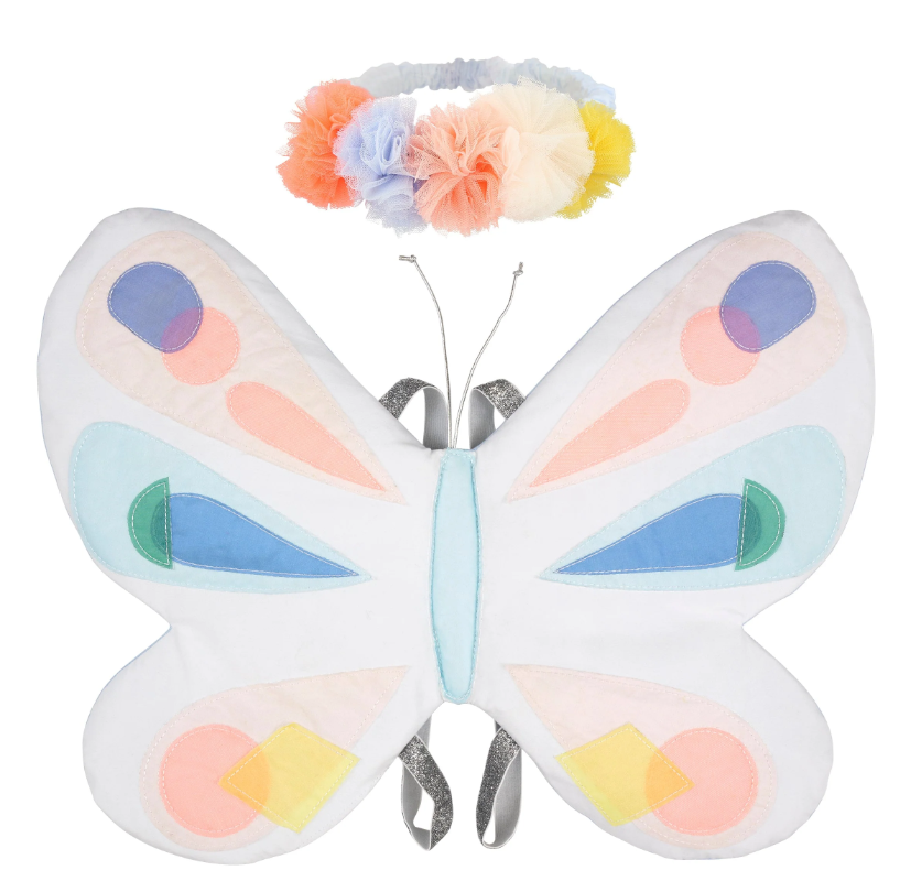 Meri Meri - Quilted Wings - Kapitone Renkli Kanatlar ve Saç Bandı Kategorisiz