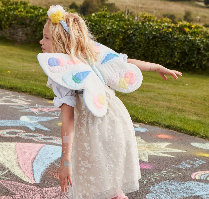 Meri Meri - Quilted Wings - Kapitone Renkli Kanatlar ve Saç Bandı Kategorisiz