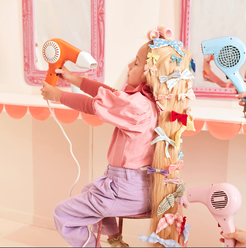 Meri Meri - Ric Rac Bow Hair Clips - Kurdele Saç Tokası (x5) Kategorisiz