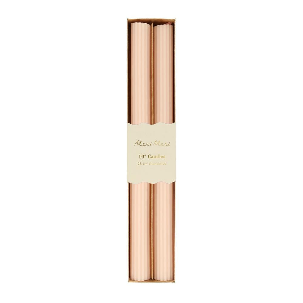 Meri Meri - Soft Pembe Masa Mumları (2'li) Kategorisiz