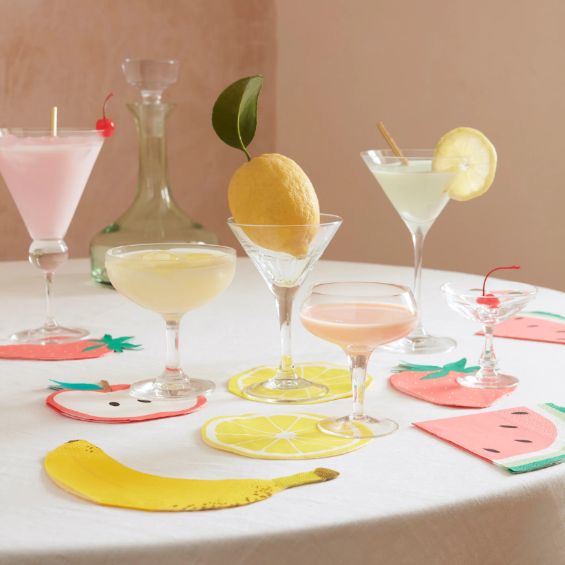 Meri Meri - Strawberry Napkins - Çilek Peçeteler (x16) Kategorisiz