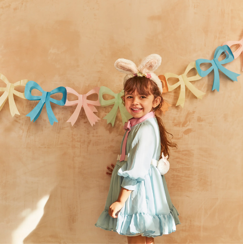 Meri Meri - Tissue Paper Bow Garland - Fiyonk Asılan Süsler (x3) Kategorisiz