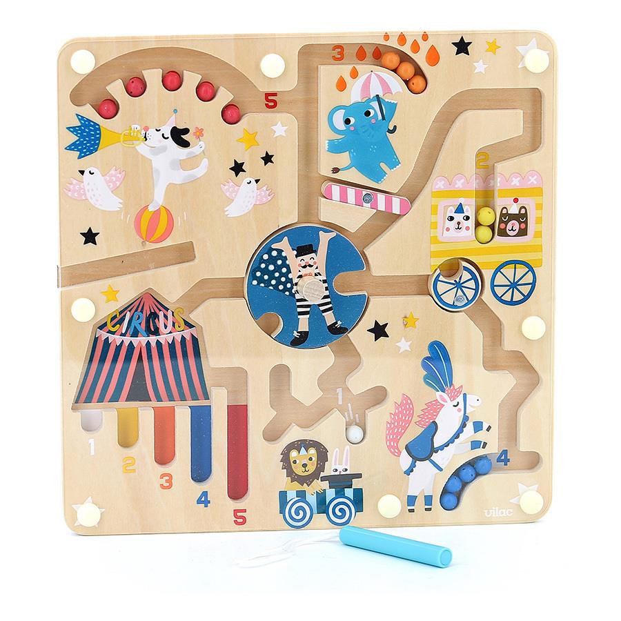 Vilac - Magnetic Circus Maze by Michelle Carlslund - Manyetik Sirk Labirenti Kategorisiz