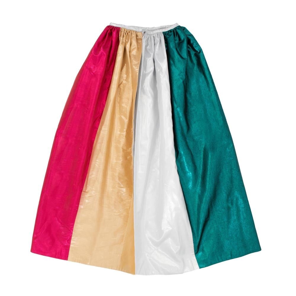 Meri Meri - Metallic Rainbow Cape & Wand - Metalik Gökkuşağı Pelerin & Değnek Kostüm ve Aksesuarlar