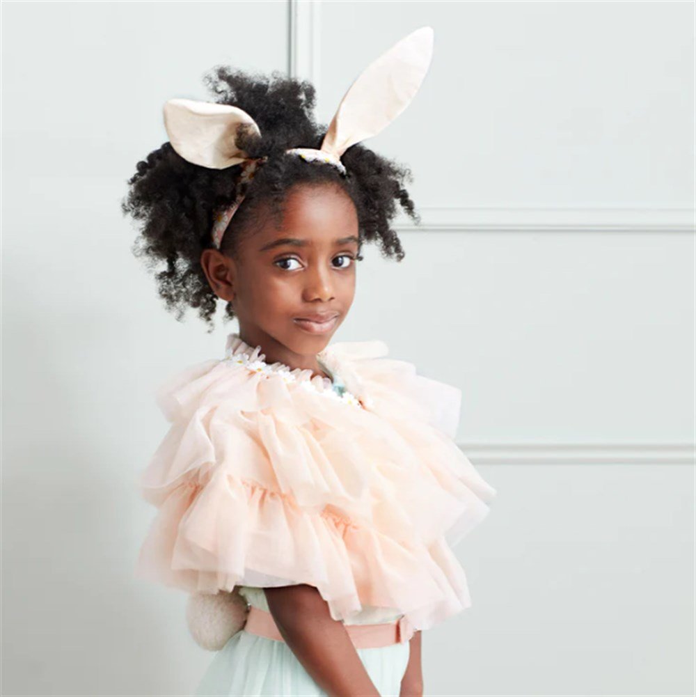 Meri Meri - Peach Tulle Bunny Costume - Tül Tavşan Kostüm Kostüm ve Aksesuarlar