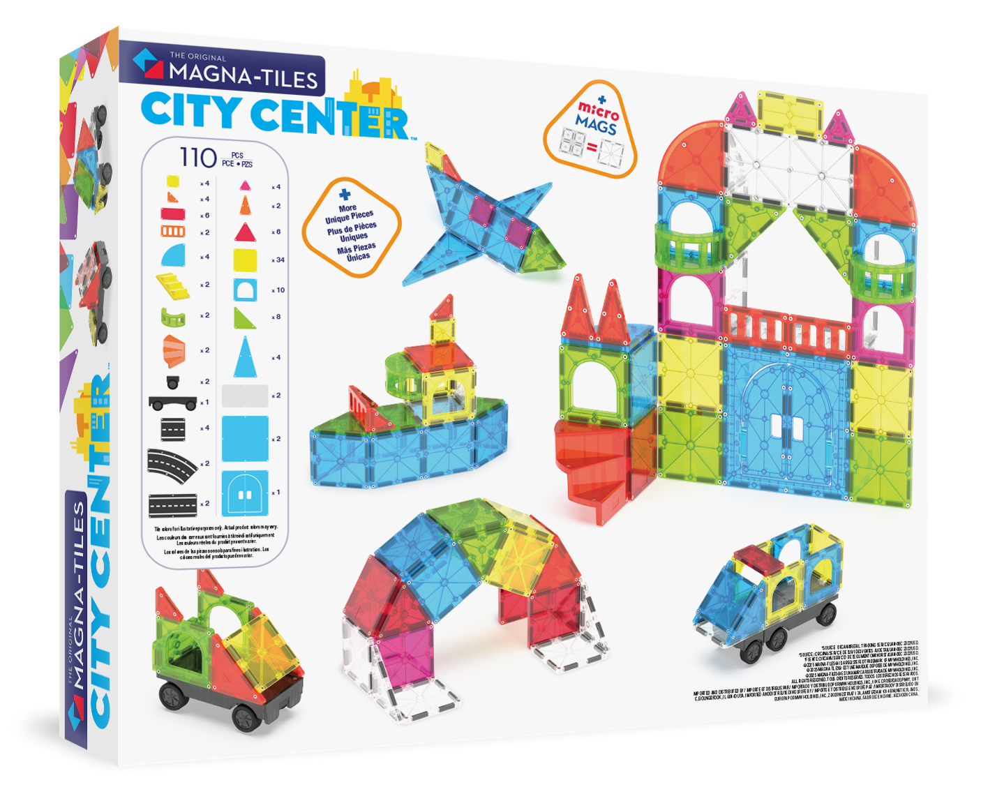 Magna-TilesMAGNA-TILES® - City Center - 110 Parça251110CC