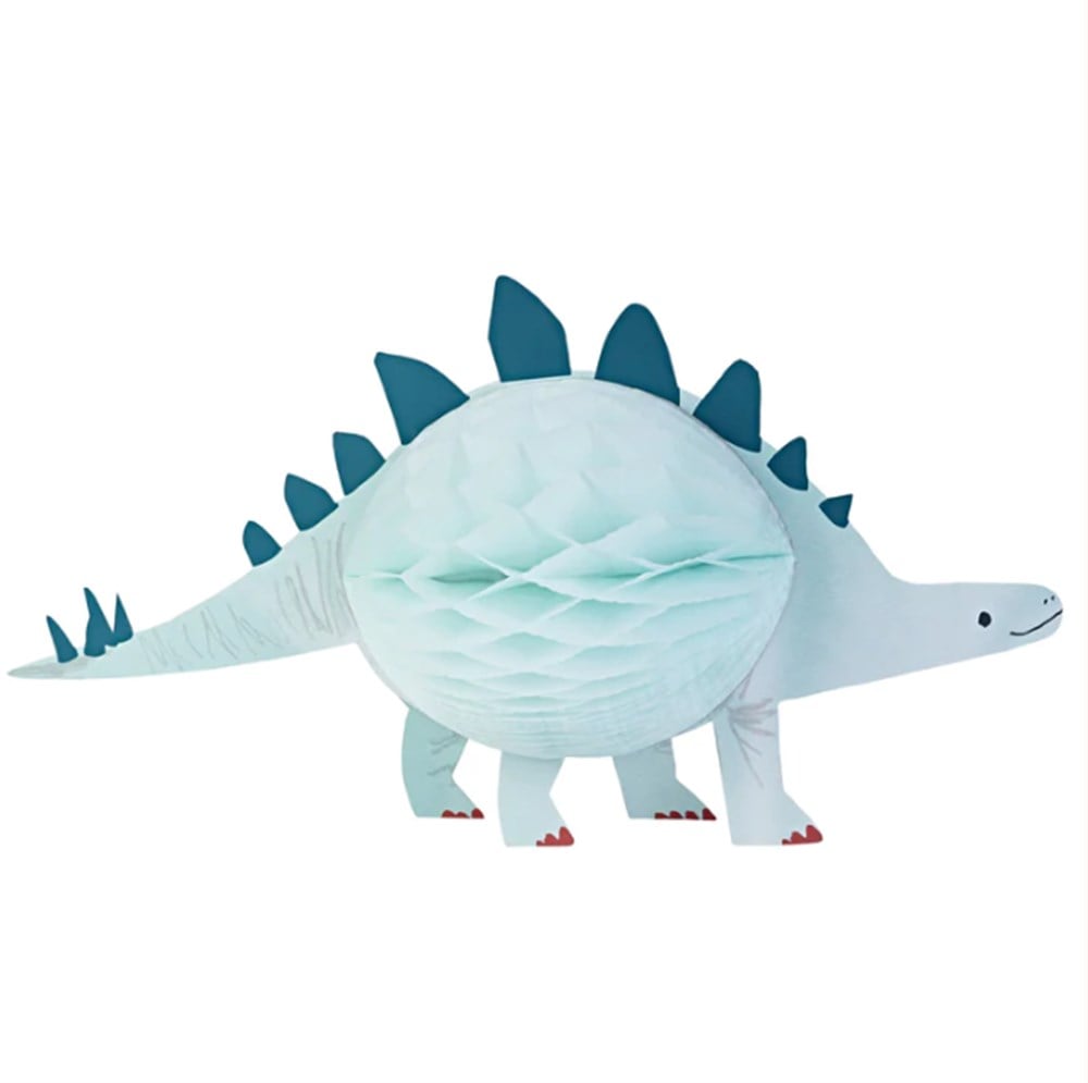 Meri Meri - Honeycomb Dinosaur Decorations - Petek Dinozor Dekorlar - 3lü Masa Süsü