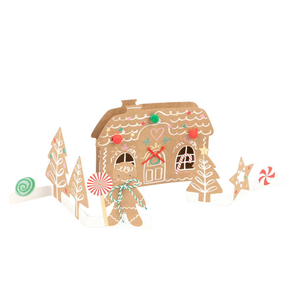 Meri MeriMeri Meri - 3D Tebrik Kartı - Gingerbread293505