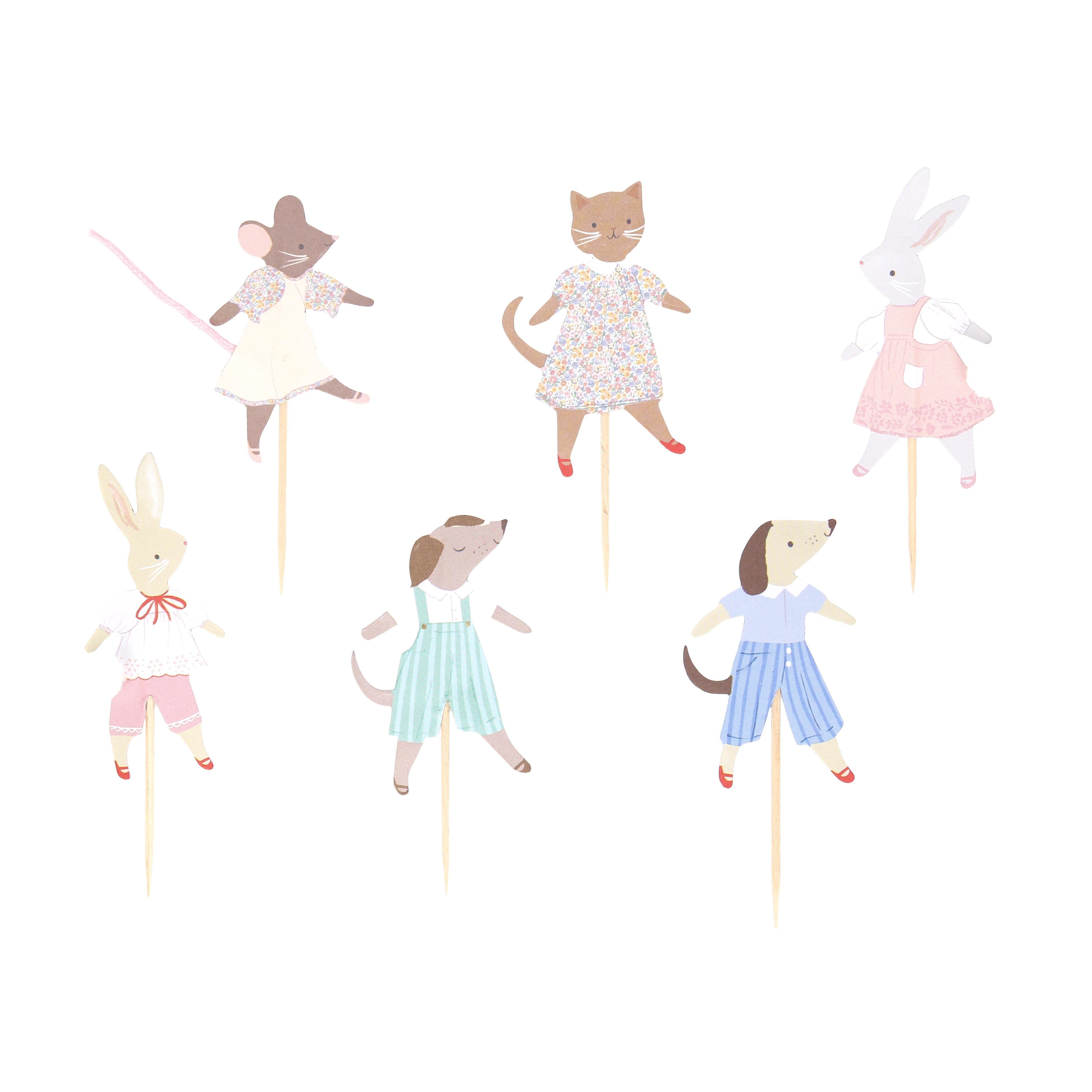 Meri MeriMeri Meri - Animal Friends Cupcake Kit - 24 Adet286575