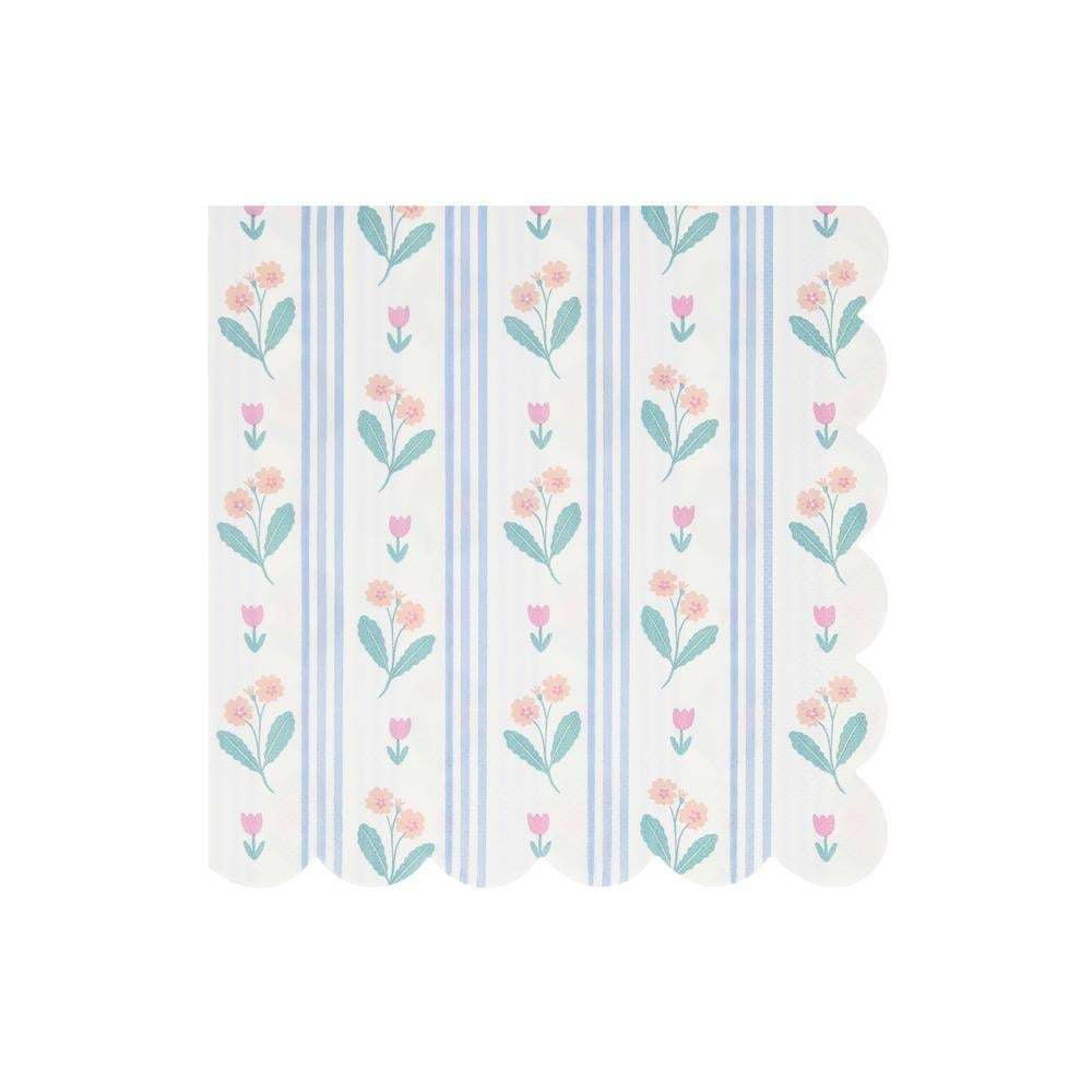 Meri MeriMeri Meri - Bloomsbury Çiçek Desenli Peçeteler - L - 16 Adet283317