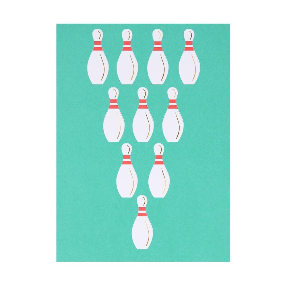 Meri MeriMeri Meri - Bowling Tebrik Kartı286665