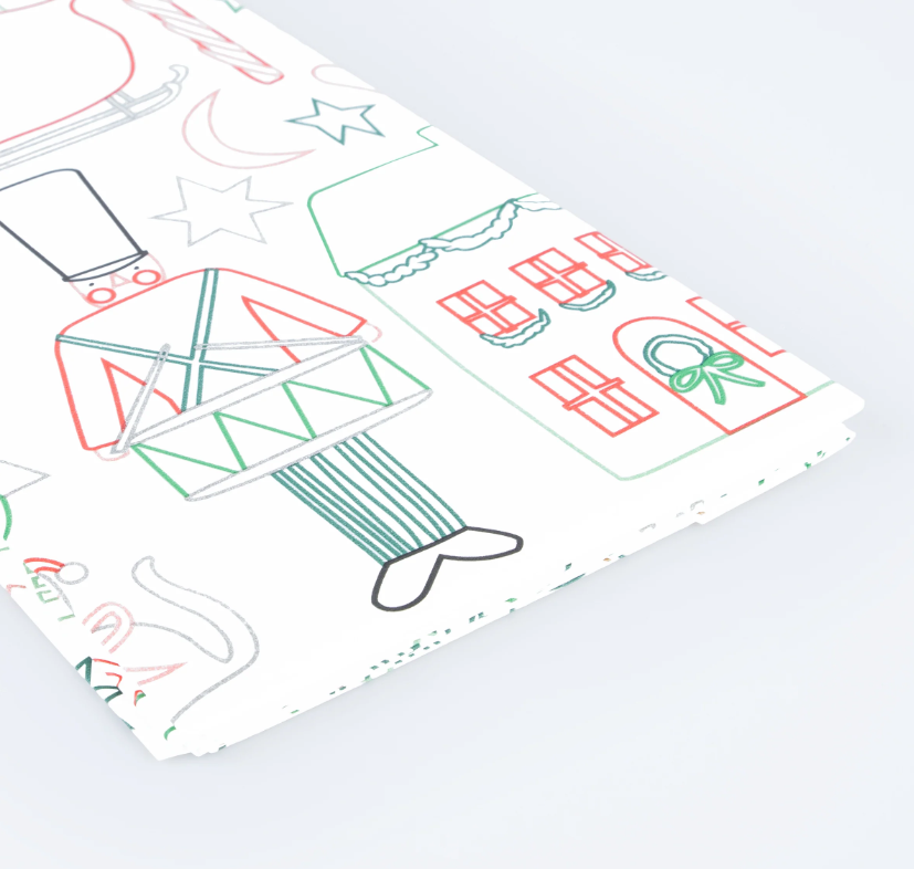 Meri MeriMeri Meri - Christmas Colour In Activity Tablecloth - Yeni Yıl Aktivite Masa Örtüsü279294