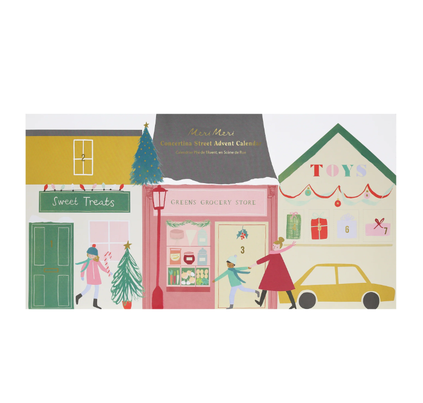 Meri MeriMeri Meri - Christmas Street Concertina Advent Calendar - Yeni Yıl Sokağı Advent Calendar279114