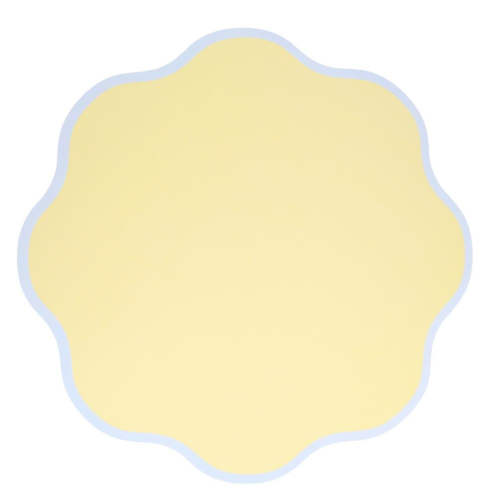 Meri MeriMeri Meri - Dalgalı Yuvarlak Pastel Servis Matı - 12 Adet283173