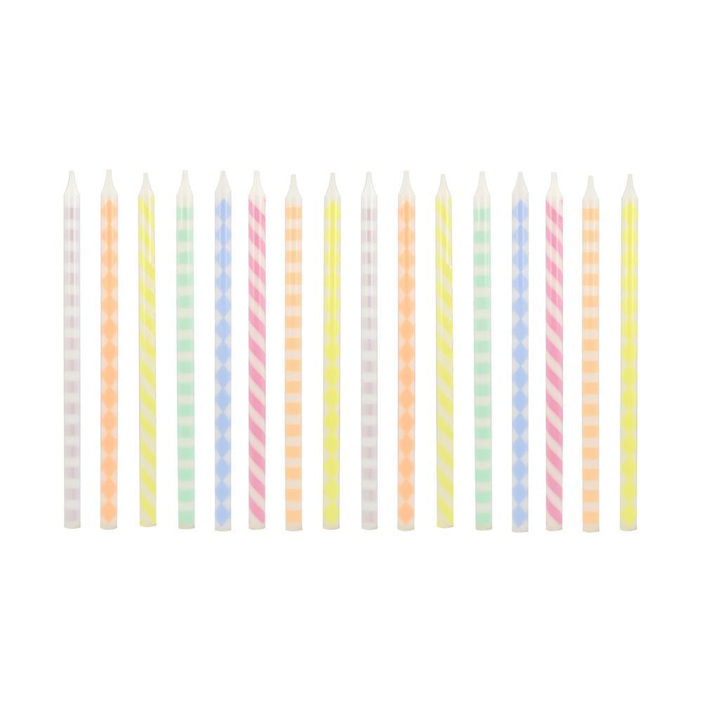 Meri MeriMeri Meri - Desenli Pastel Mumlar - 16 Adet288330