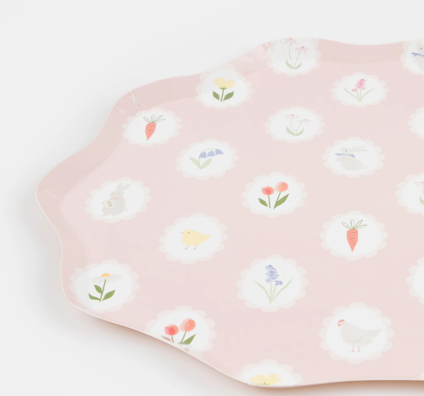 Meri MeriMeri Meri - Easter Cameo Tabaklar - L - 8 Adet283623