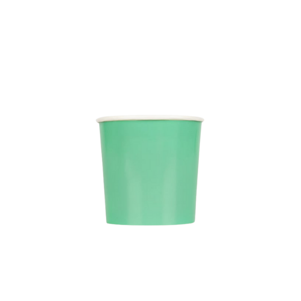 Meri MeriMeri Meri - Emerald Green Cups - Zümrüt Yeşili Bardaklar (x8)274640