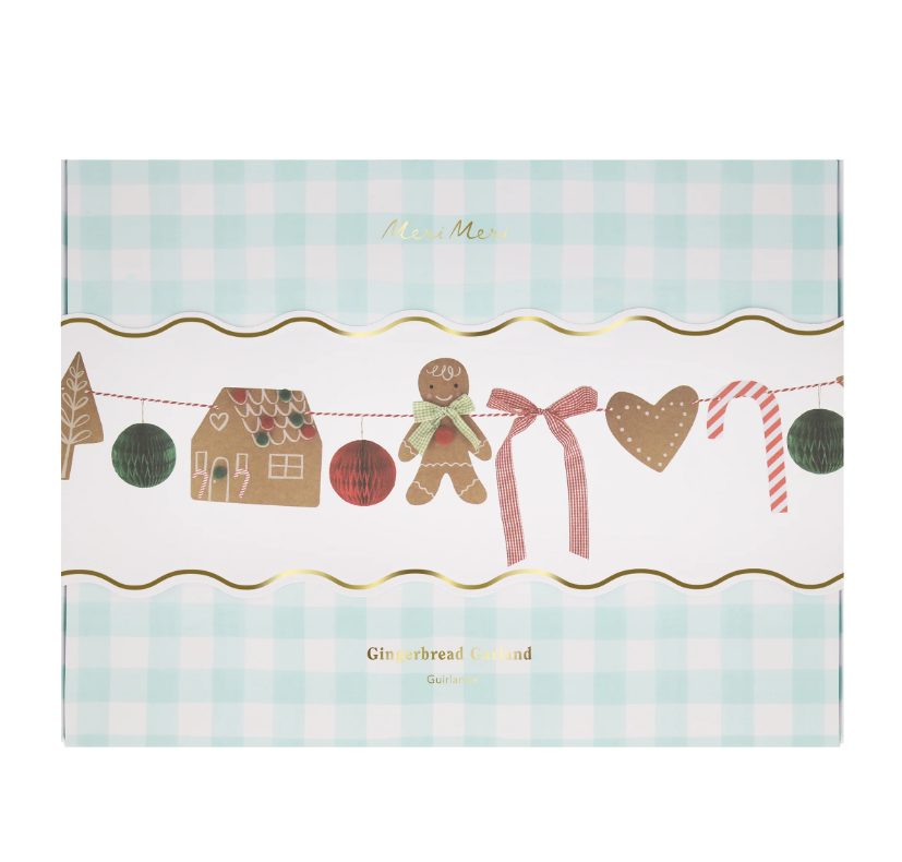 Meri MeriMeri Meri - Gingerbread Garland - Zencefilli Kurabiye Asılan Süs280050