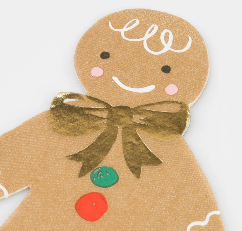 Meri MeriMeri Meri - Gingerbread Napkins - Zencefilli Kurabiye Peçete (16'lı)279636