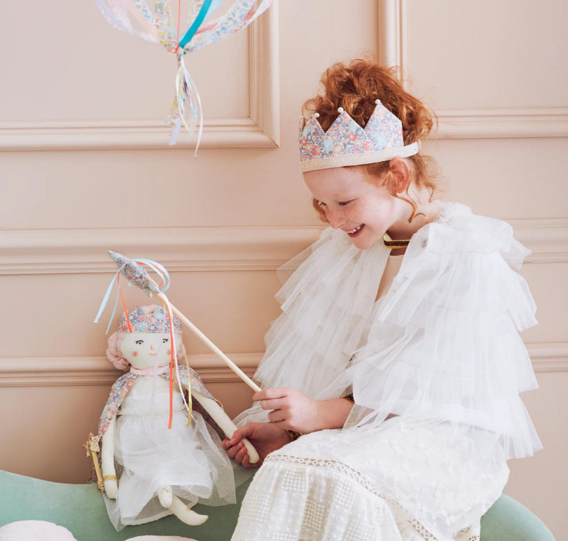 Meri MeriMeri Meri - İnci ve Çiçekli Parti Tacı201805