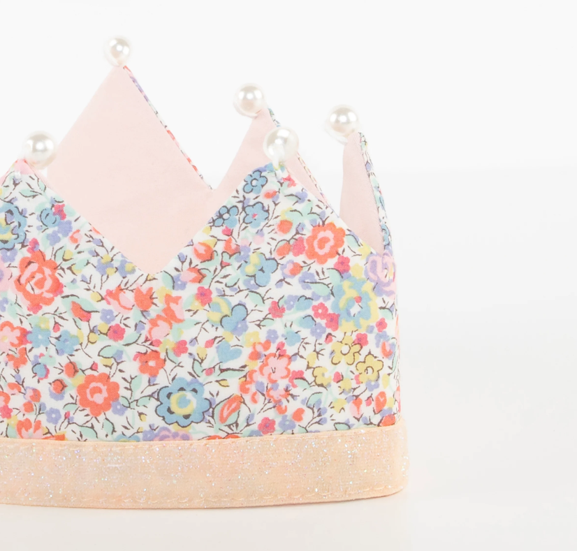 Meri MeriMeri Meri - İnci ve Çiçekli Parti Tacı201805