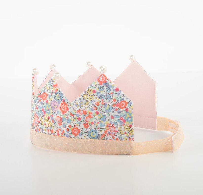 Meri MeriMeri Meri - İnci ve Çiçekli Parti Tacı201805