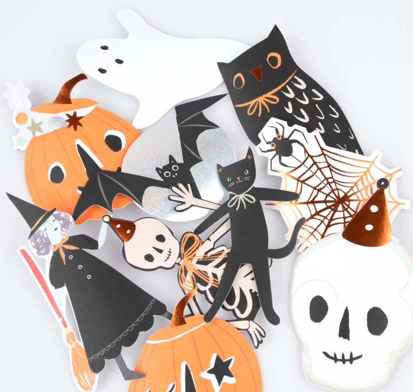 Meri MeriMeri Meri - It's Halloween! Shaped Stickers - Cadılar Bayramı Çıkartmaları278754