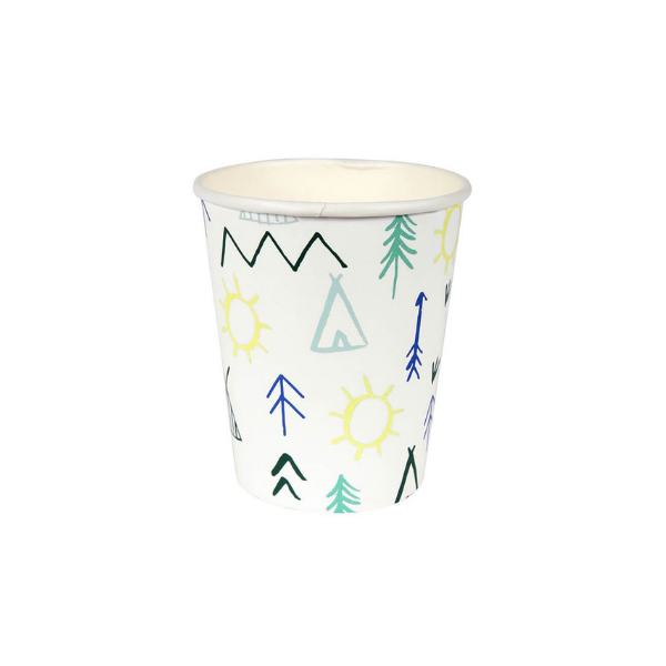 Meri MeriMeri Meri - Let's Explore Party Cups - Kamp Bardak156277