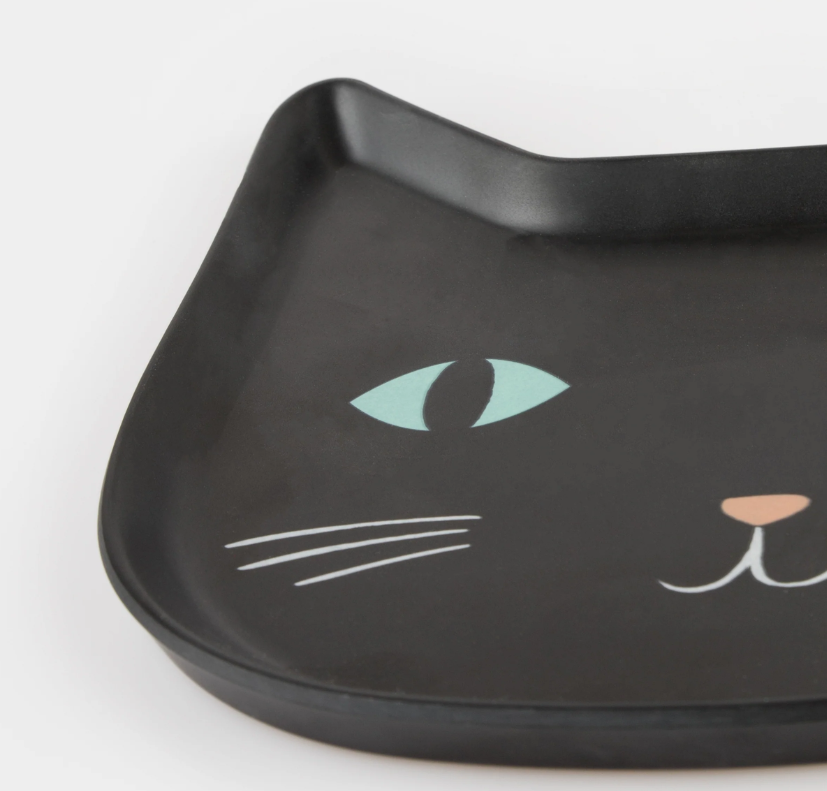 Meri MeriMeri Meri - Melamine Cat Plate - Kedi Melamin Tabak278664