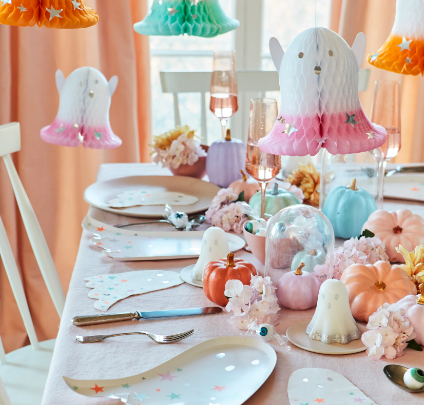 Meri MeriMeri Meri - Ombré Ghost Hanging Decorations - Neon Detaylı Hayalet Asılan Süsler (6'lı)279420