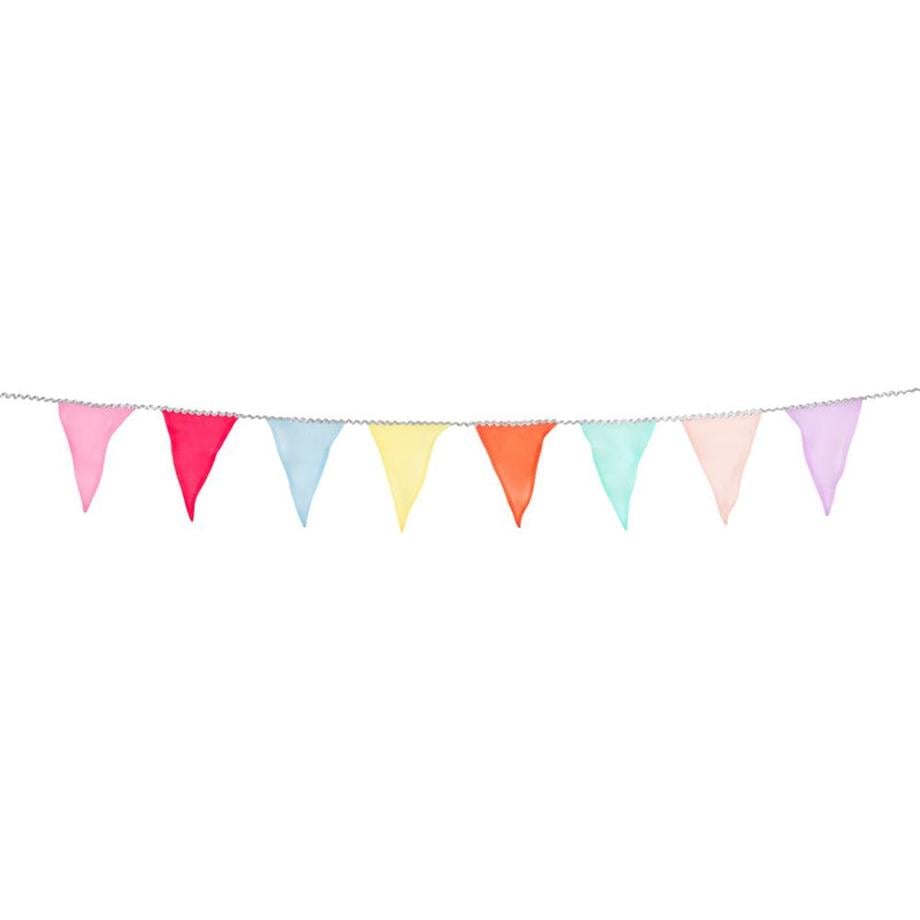 Meri MeriMeri Meri - Pastel Rainbow Organza Garland - Pastel Renkli Gökkuşağı Organze Asılan Süs299265