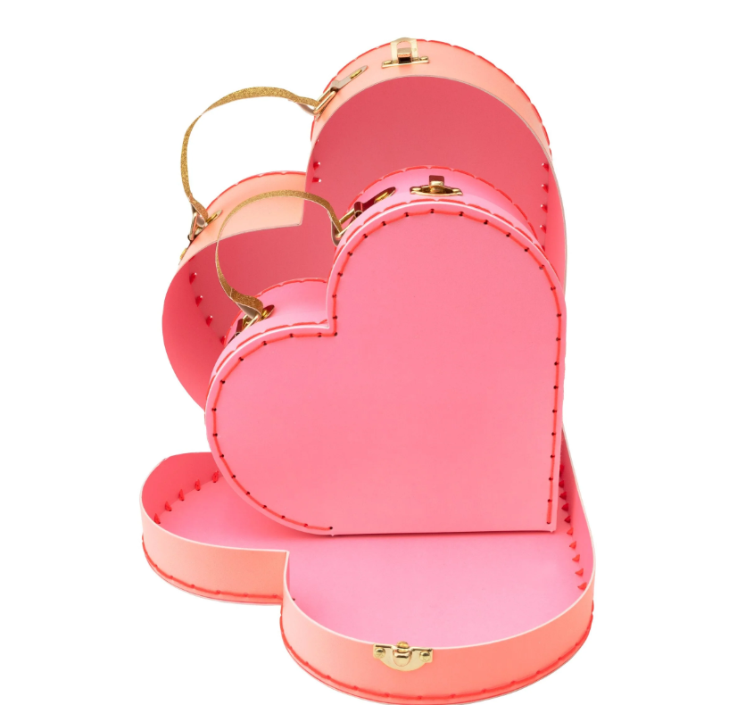 Meri MeriMeri Meri - Pembe Kalp Bavul - 2 Adet200628