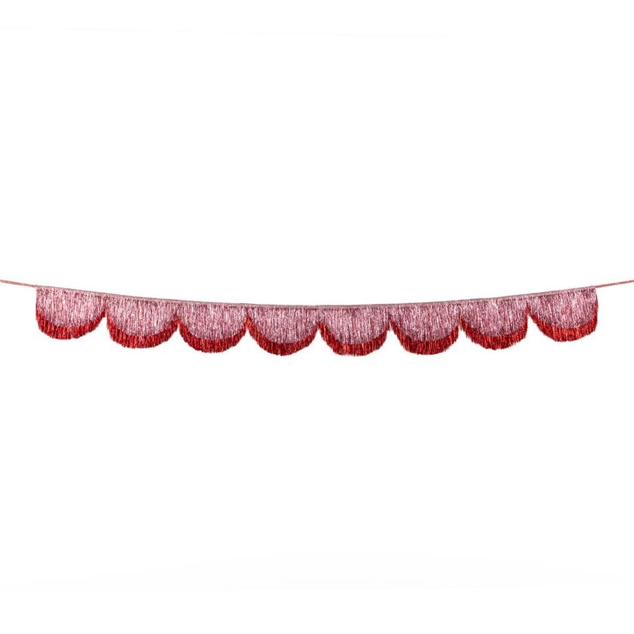 Meri MeriMeri Meri - Pembe Simli Dalgalı Asılan Süs294333