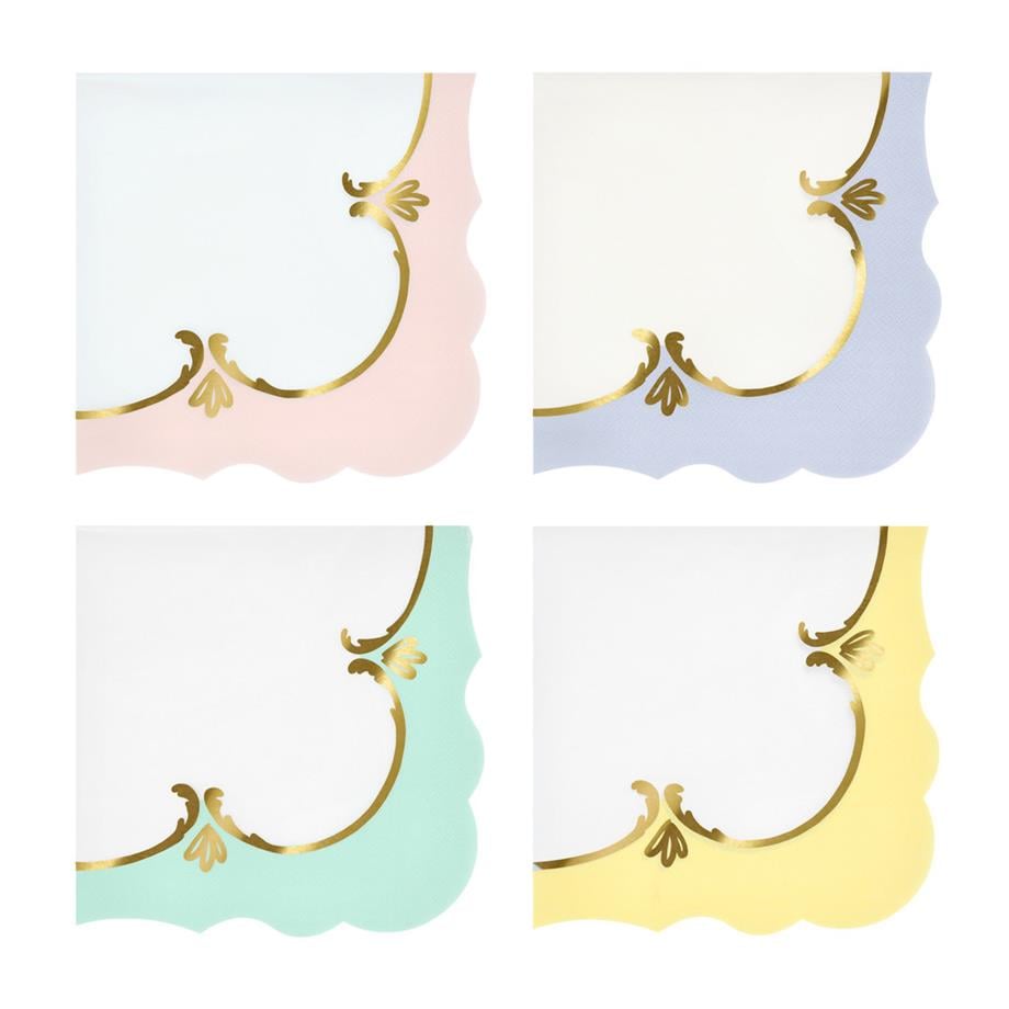 Meri MeriMeri Meri - Rokoko Pastel Renk Peçete - L - 16 Adet298149